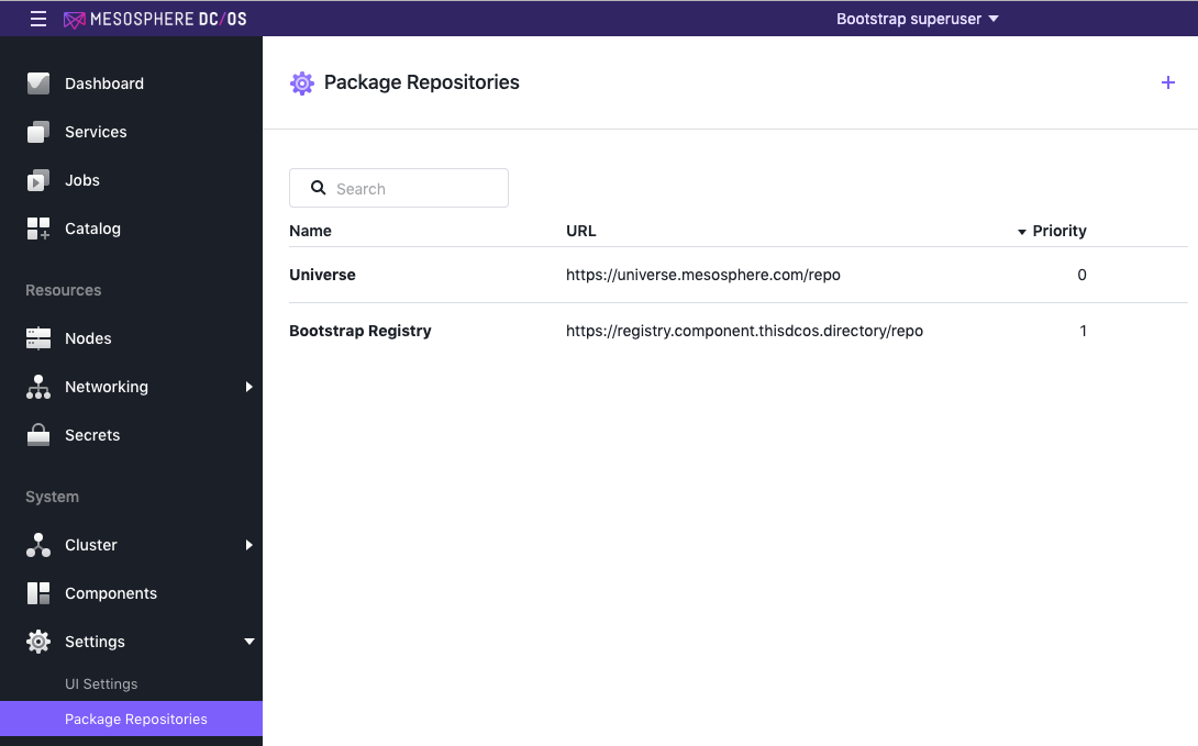 Package repositories