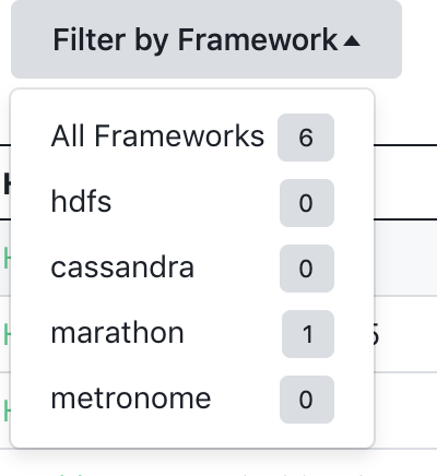 Filter list