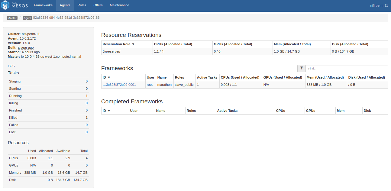 mesos agent log